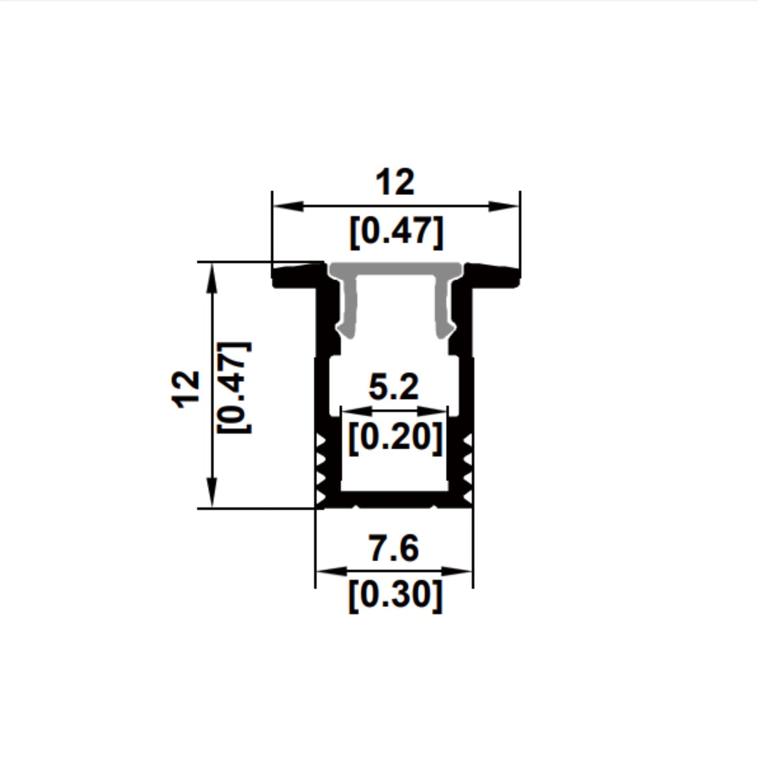 Alu 0812 Recess Slim