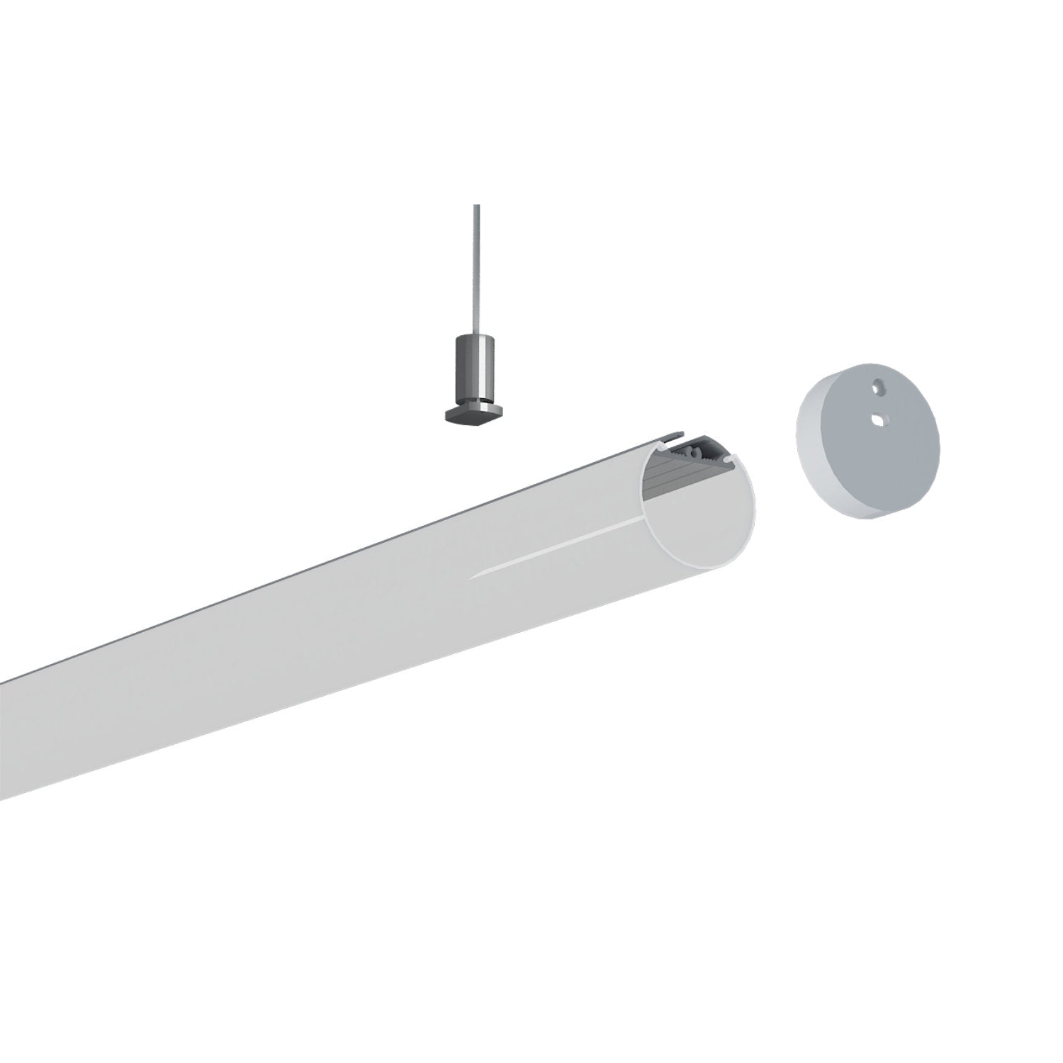 Alu 3030 Pendant Round