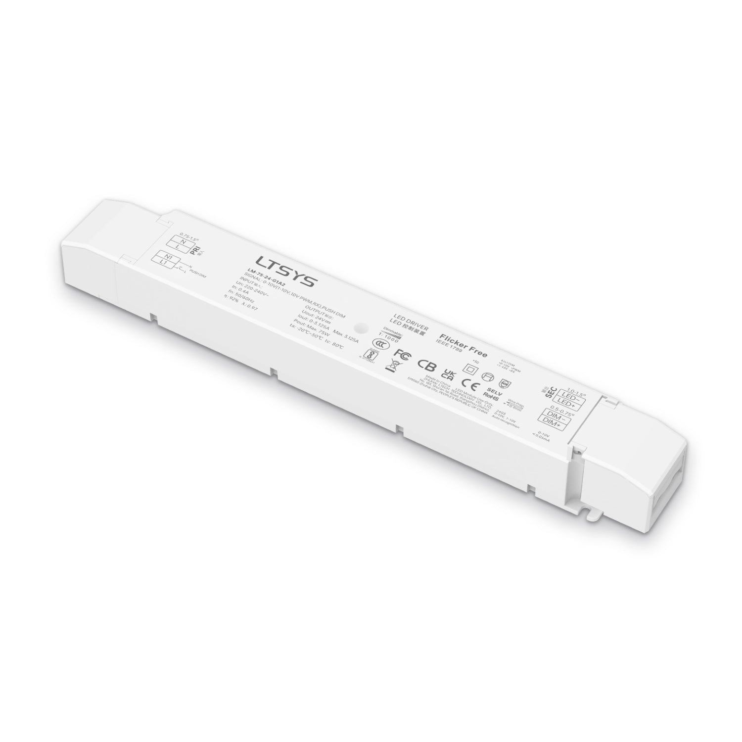 LED-Driver 0/1-10V CV Dim 75/100W