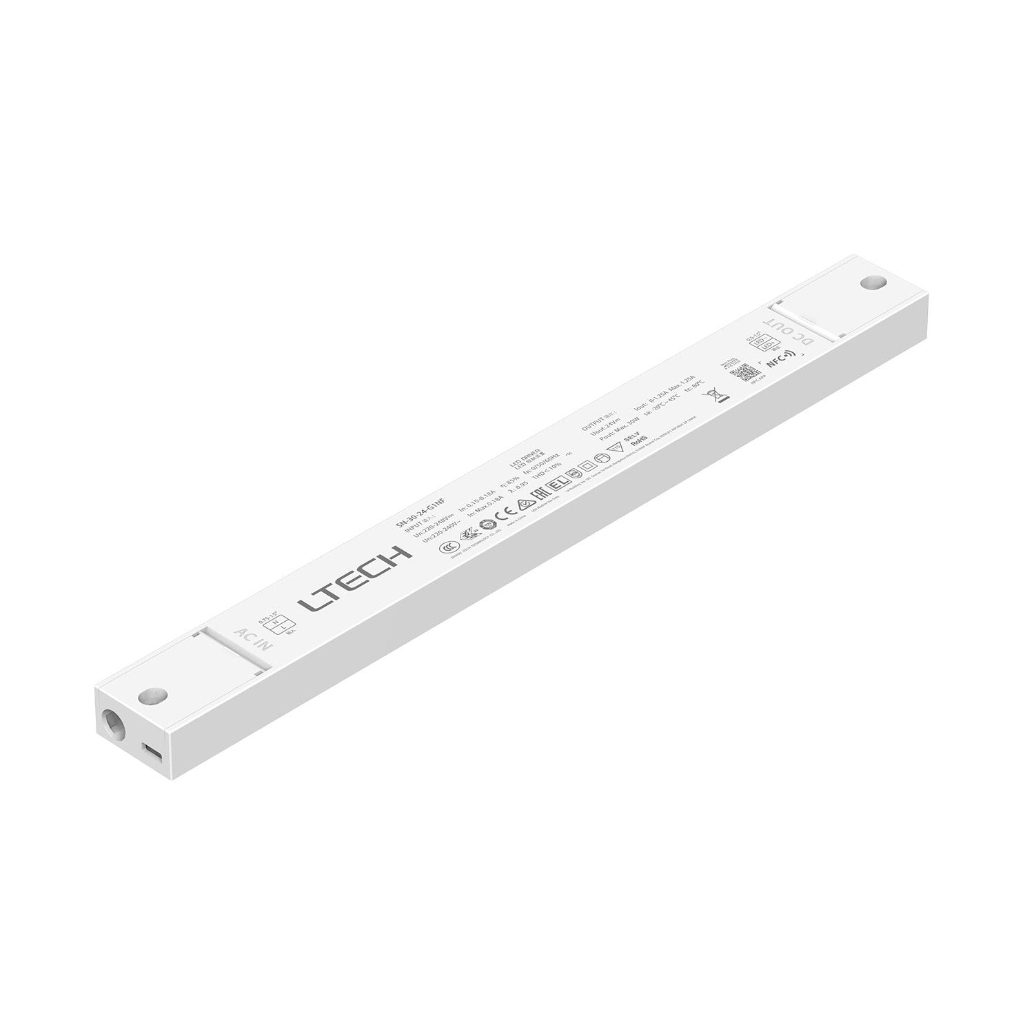 LED-Driver ON/OFF CV Non-Dim 30W Slim NFC
